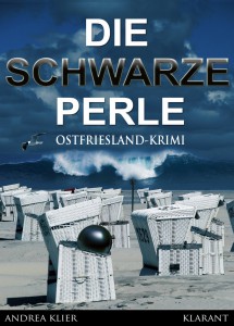 Cover des Ostfrieslandkrimis "Die schwarze Perle" von Andrea Klier