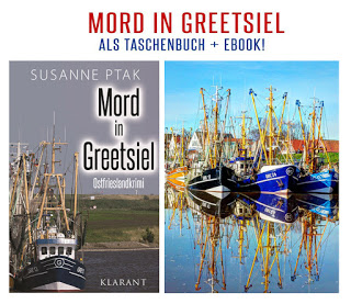 Banner zum Ostfrieslandkrimi Mord in Greetsiel von Susanne Ptak