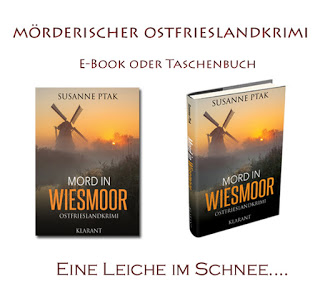 Banner zum Ostfriesenkrimi Mord in Wiesmoor von Susanne Ptak