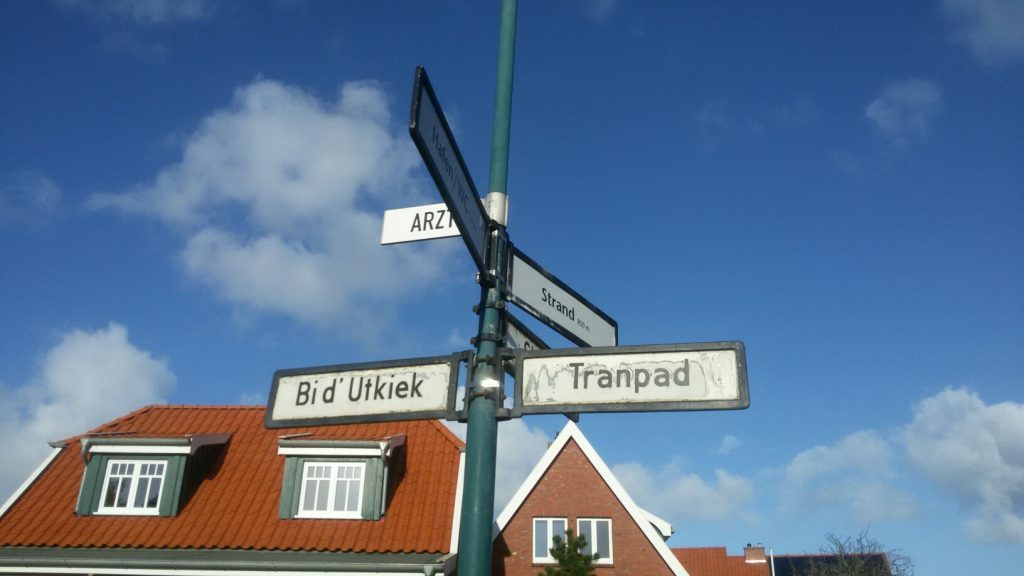 Straßennamen Spiekeroog
