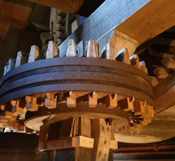 Uriges Mühlen-Interieur