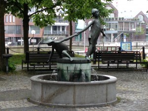 Brunnen in Leer