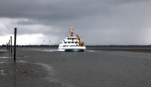 Fähre auf dem Weg nach Baltrum