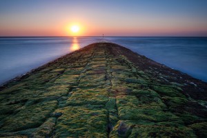 Sonnenuntergang auf der Insel Baltrum