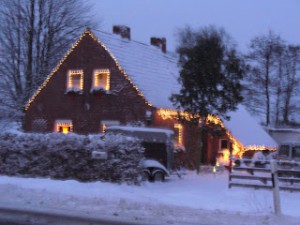 Ein Haus in Ostfriesland