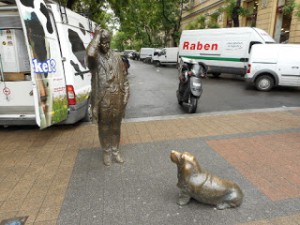 Statue des Kommissars Columbo