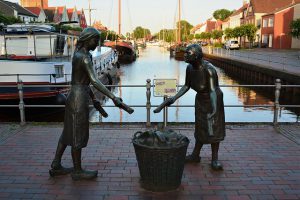 Alter Hafen in Weener - Standort vom Weihnachtsmarkt