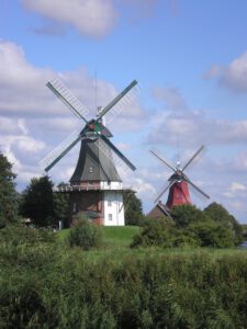 Zwillingsmühlen von Greetsiel