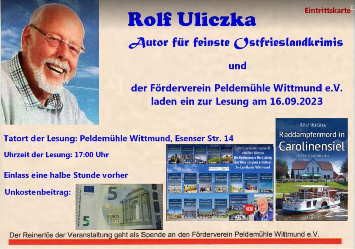 Lesung Rolf Uliczka Ostfrieslandkrimi