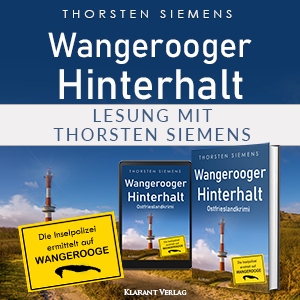 Wangerooger Hinterhalt Lesung Thorsten Siemens Ostfrieslandkrimi